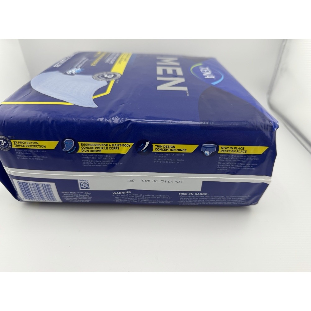 Tena Incontinence Guards for Men, Maximum Absorbency, 48 ct - Picture 4 of 6